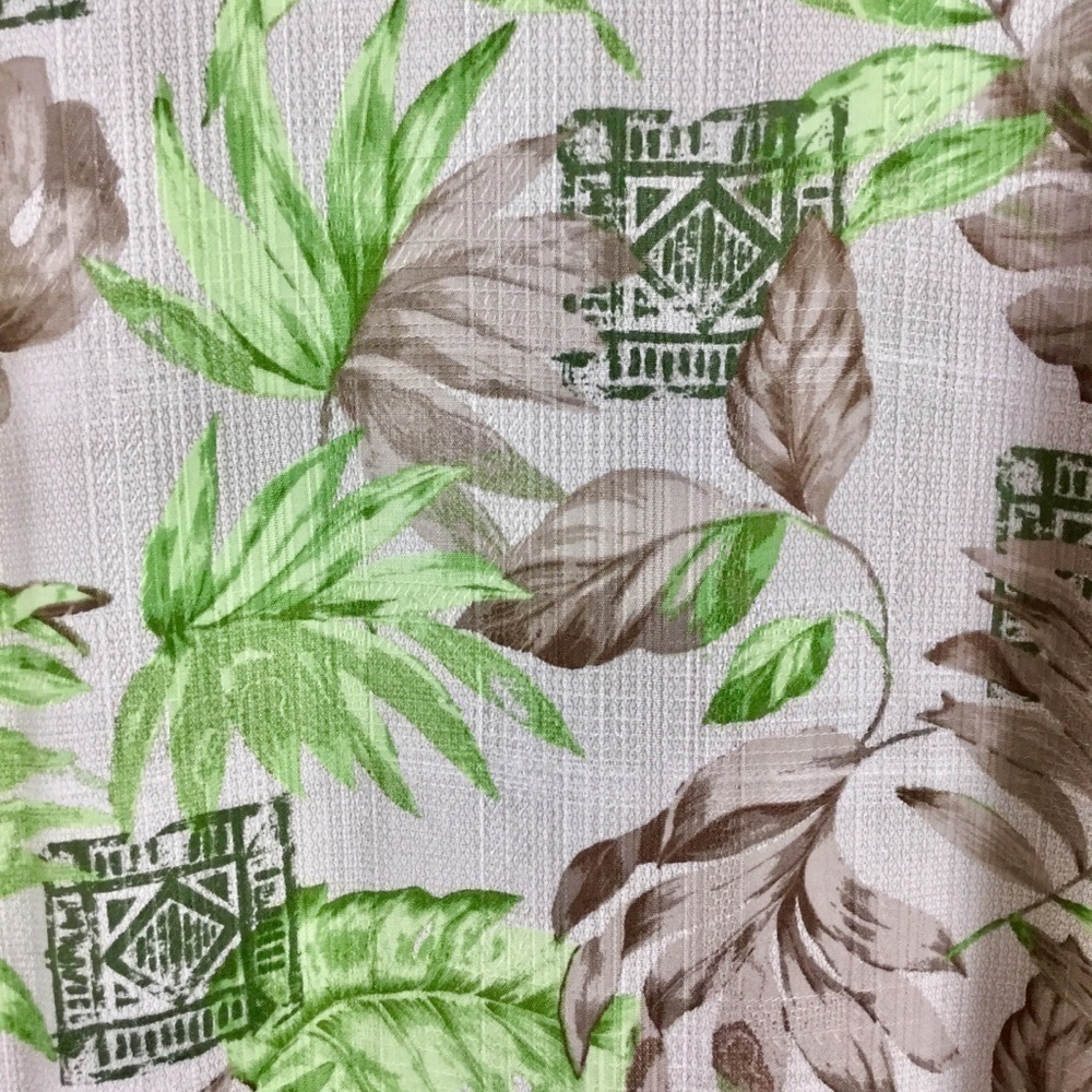 Caribbean Tropical Print Island Style Camp Shirt Size 3XT - Picture 10 of 10